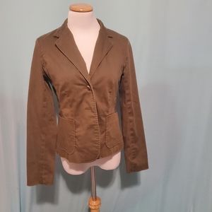 Isaac Mizrahi Olive Blazer sz Medium